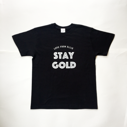 STAY GOLD Tシャツ ブラック フロント