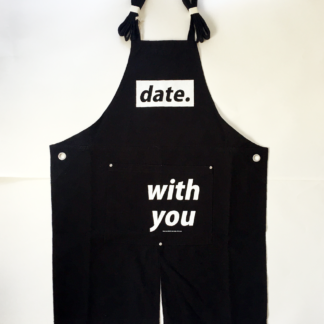 date. with you キャンバスエプロン
